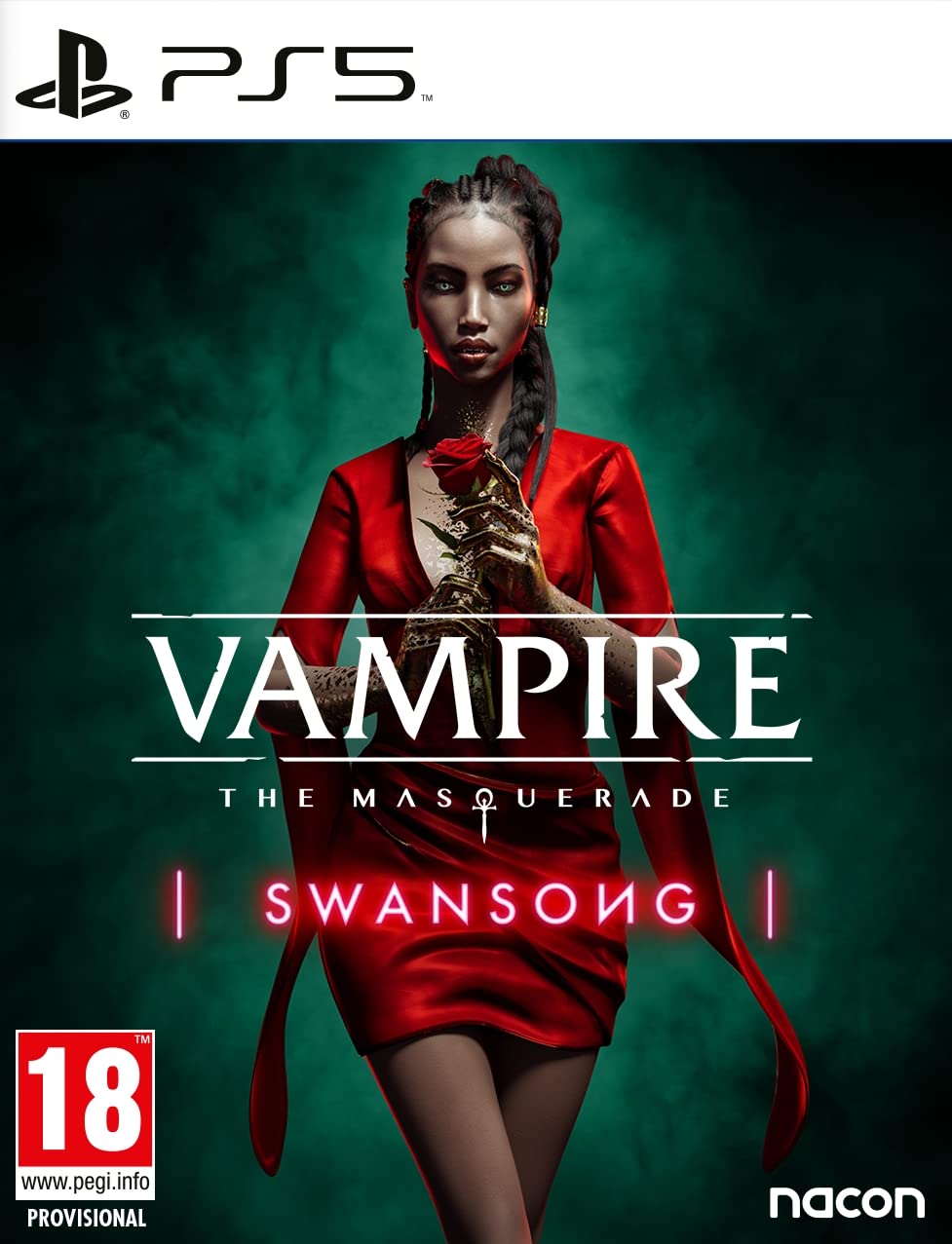 Vampire: The Masquerade Swansong - PS5 Uncut Edition | Horror RPG Game for PlayStation 5 | Perfect for Dark Fantasy Gaming Nights