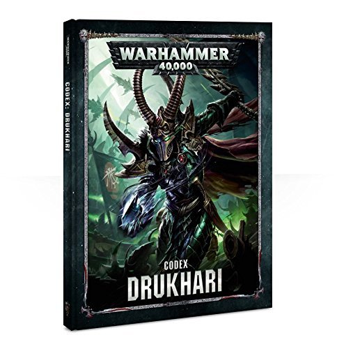 Warhammer 40,000 Codex Drukhari - Official Games Workshop Rulebook for Dark Eldar Army | Tabletop Wargaming, Miniature Painting & Strategy Guide