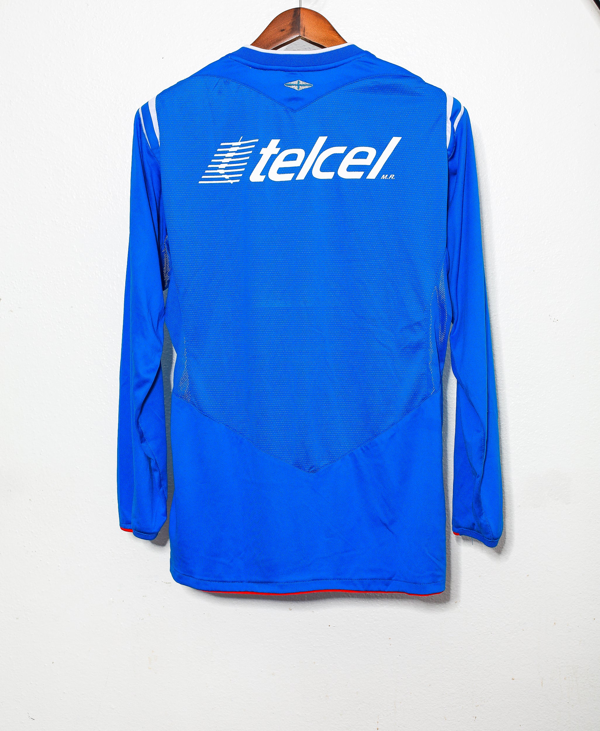 2007-2008 Cruz Azul Home Long Sleeve Jersey (Size L) - Authentic Soccer Jersey for Fans & Collectors - Perfect for Match Days, Gifts & Sports Memorabilia