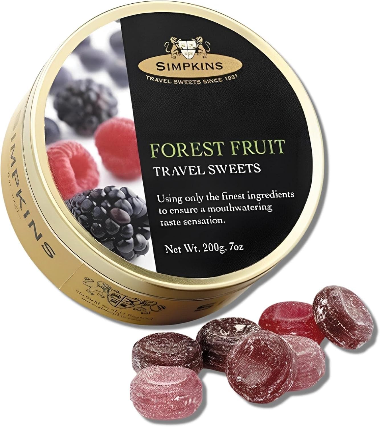 Simpkins Forest Fruit Candy Drops - Delicious Mixed Berry Flavored Hard Candies for Kids & Adults - Perfect for Parties, Gifts & Office Snacks