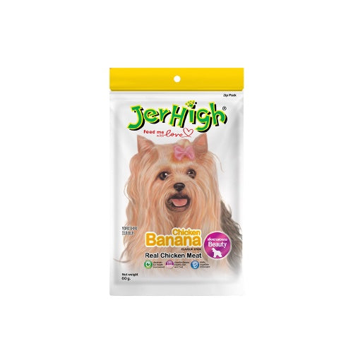 Jerhigh Premium Dog Treats & Dental Sticks Mix (50g/60g) - Healthy Training Snacks for Skin, Coat & Energy Boost - Perfect for Puppy Training, Dental Care & On-the-Go Rewards