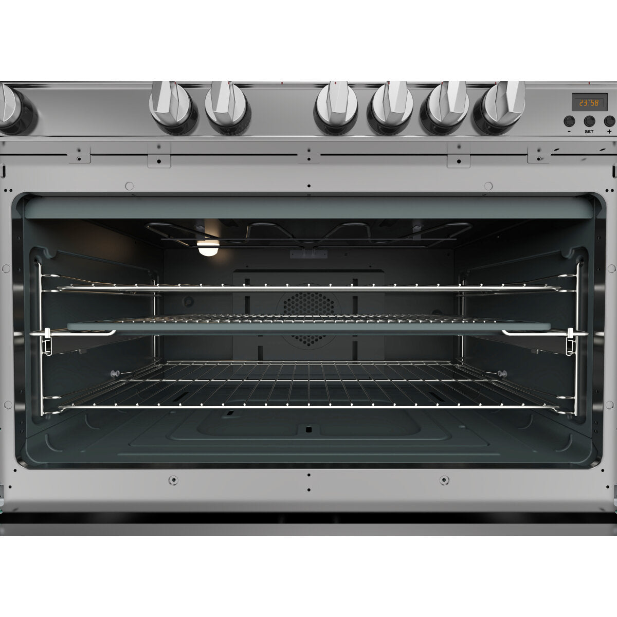Premium Glem Gas 90cm Freestanding Cooker - Made in Italy - Matt Black Finish - 2 Year Warranty | Professional Kitchen Appliance for Home Chefs & Restaurants