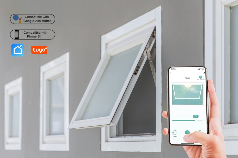 Smart WiFi Window Opener - Tuya & Phone App Controlled Electric Window Opener with 19.8