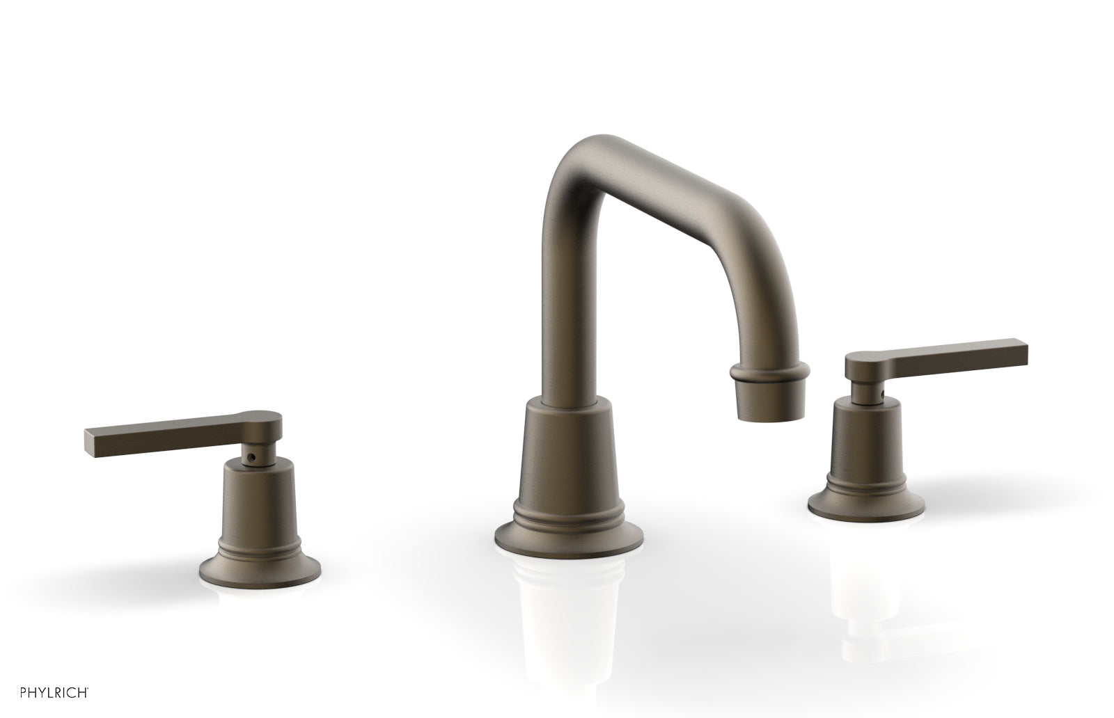 HEX MODERN Deck Tub Faucet Set with Lever Handles 501 45 - Perfect for Outdoor Showers, Poolside Installations & Modern Patio Designs