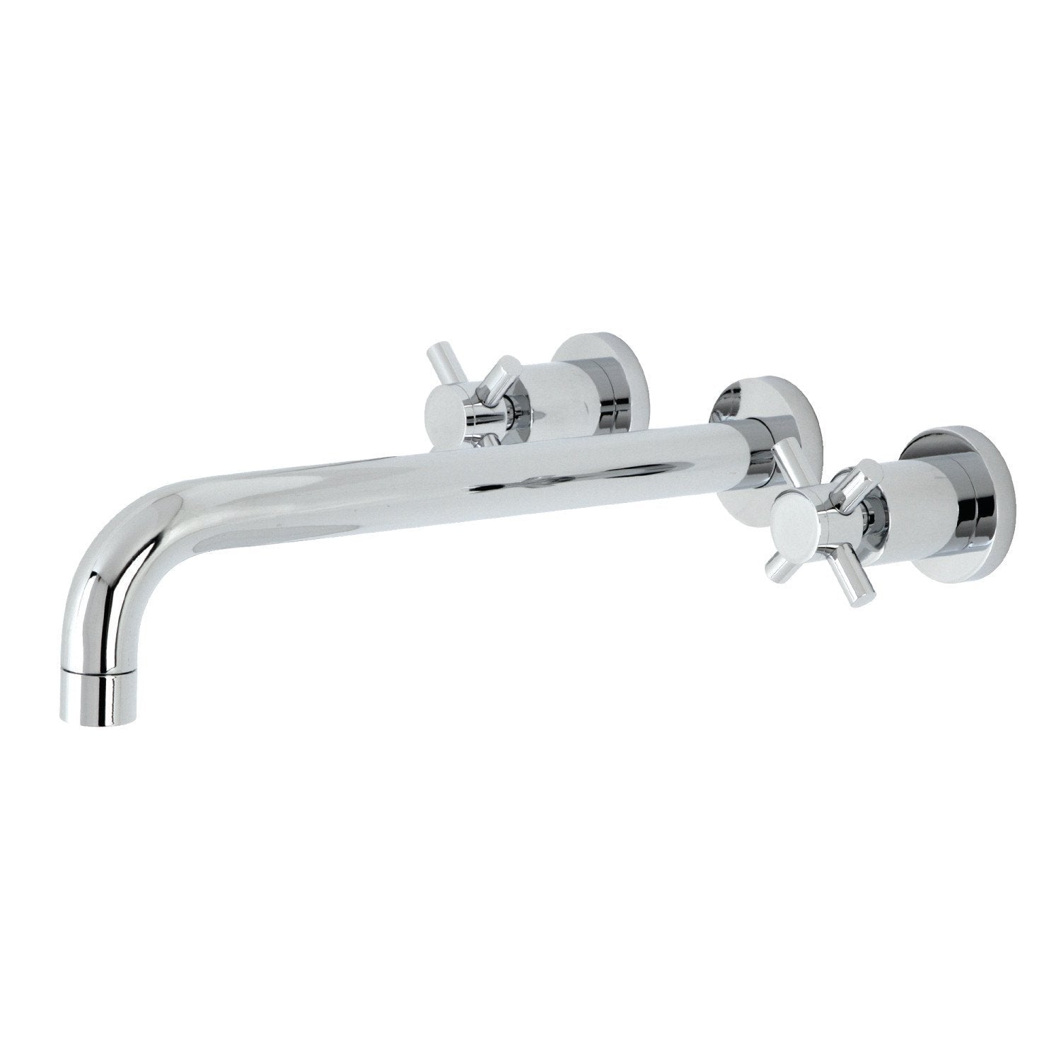 Concord Two Handle 3 Hole Wall Mount Roman Tub Faucet - Vintage Style Bathroom Fixture for Luxury Bathtub & Spa Experience