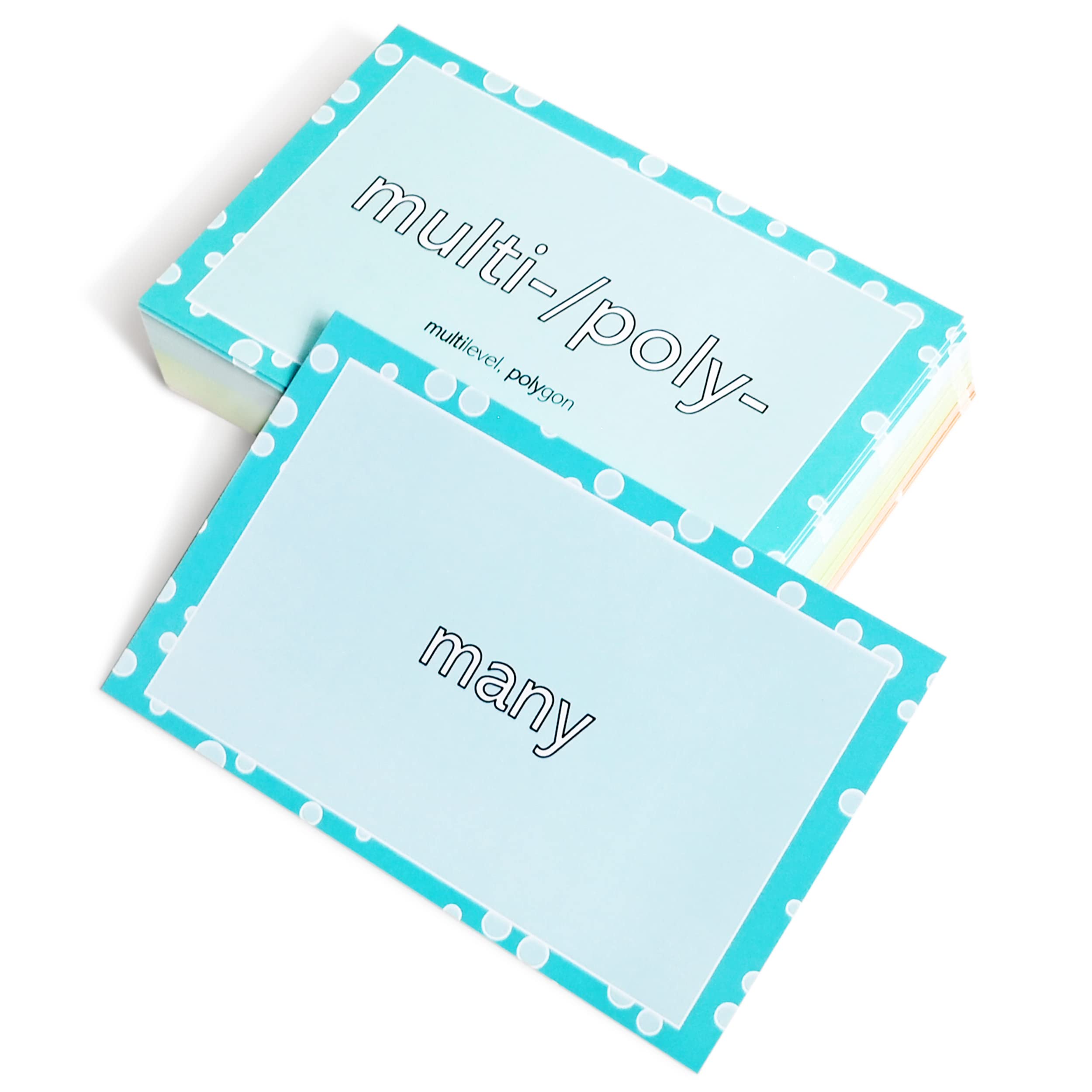 50 Prefix & Suffix Flash Cards for Kids - Educational Vocabulary Building Cards for Reading & Writing Practice - Ideal for Homeschooling & Classroom Learning