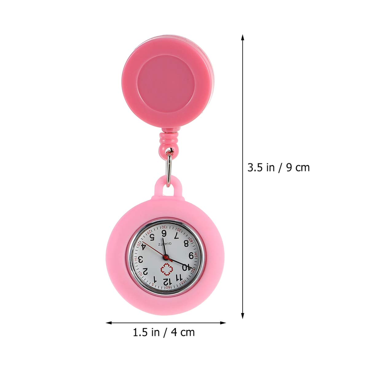 Stylish Nurse Pocket Watch with Clip - Quartz Movement, Unisex Design for Students & Professionals - Perfect for Clinical Shifts, School, and Formal Events