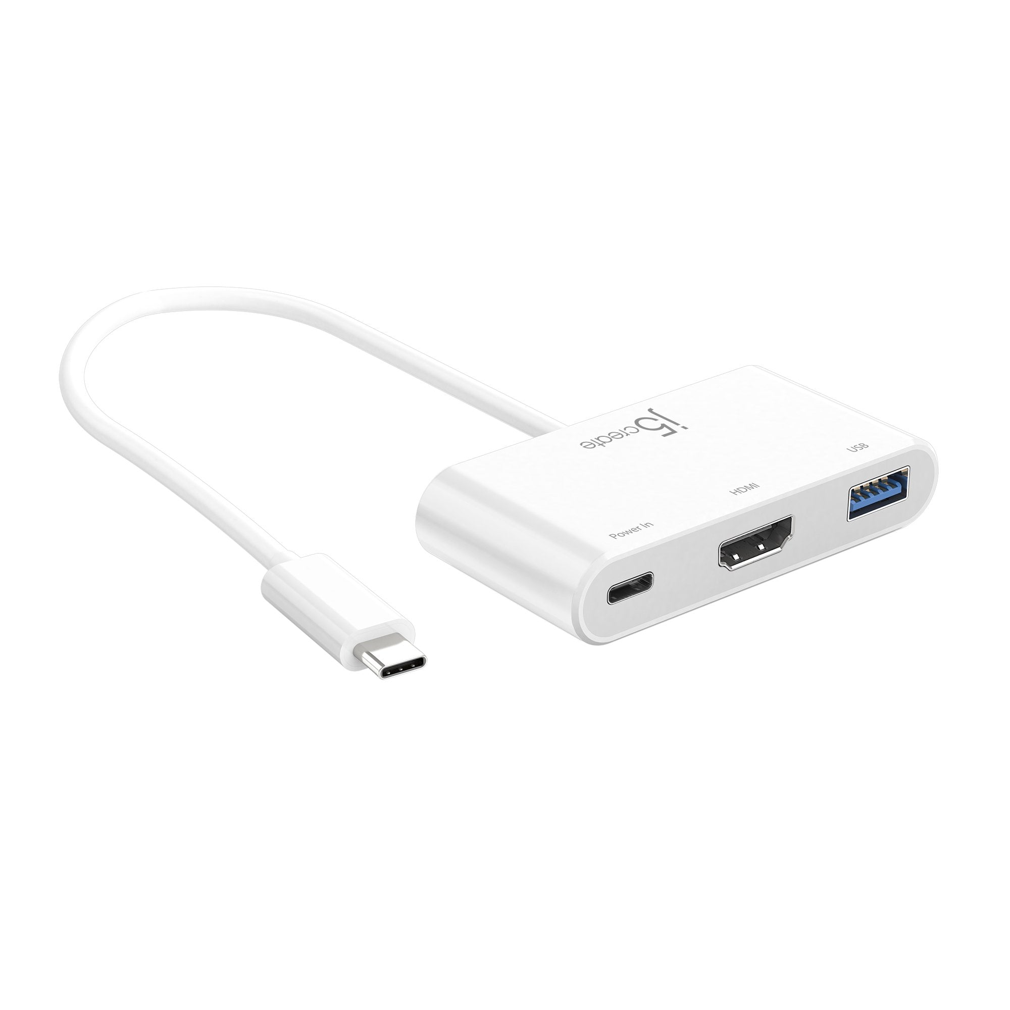 USB C to HDMI Adapter with USB 3.0 Port & 100W Power Delivery - 4K Video Output for MacBook Pro, iPad Pro, Dell XPS, Galaxy S21 - Perfect for Home Office, Online Classes & Business Presentations