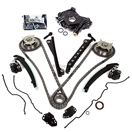 Mizumo Auto MA-4216901575 Complete Timing Chain Kit with Cam Phaser & Oil Pump Gasket - Compatible with 2004-2010 Ford 5.4L TRITON 3 Valve V8 Engines (F150, Expedition, Navigator) - Perfect for Engine Rebuild & Performance Maintenance