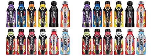 Superdrink Variety Pack - 8 Delicious Flavors, 16oz Bottles (24 Pack) - Perfect for Parties, Office Snacks & On-the-Go Hydration