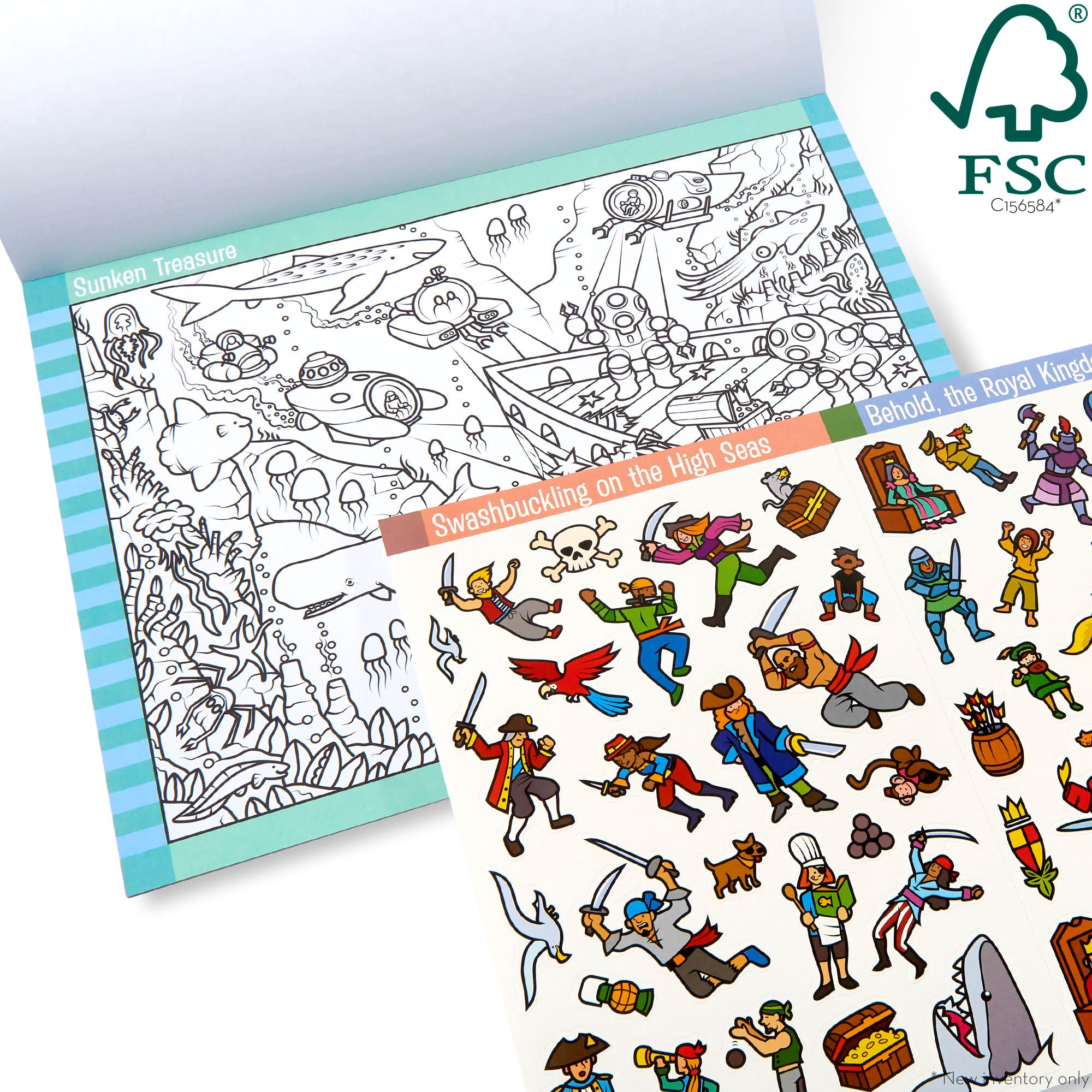 Seek & Find Sticker Activity Pad - Adventure Book for Kids | Fun Travel Games & Learning Activities for Road Trips & Airplane Rides