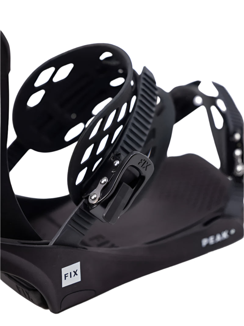 2024 Fix Peak Snowboard Bindings - High-Performance Snowboard Bindings for All-Mountain & Freestyle Riding | Perfect for Powder, Park & Backcountry Adventures