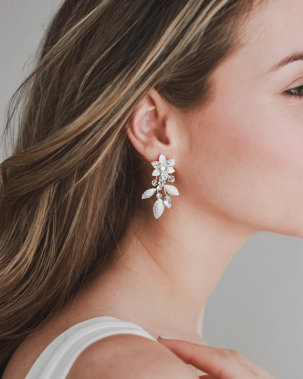 Katie Floral Earrings for Women - Elegant Dainty Flower Stud Earrings for Daily Wear, Gift Giving & Special Occasions