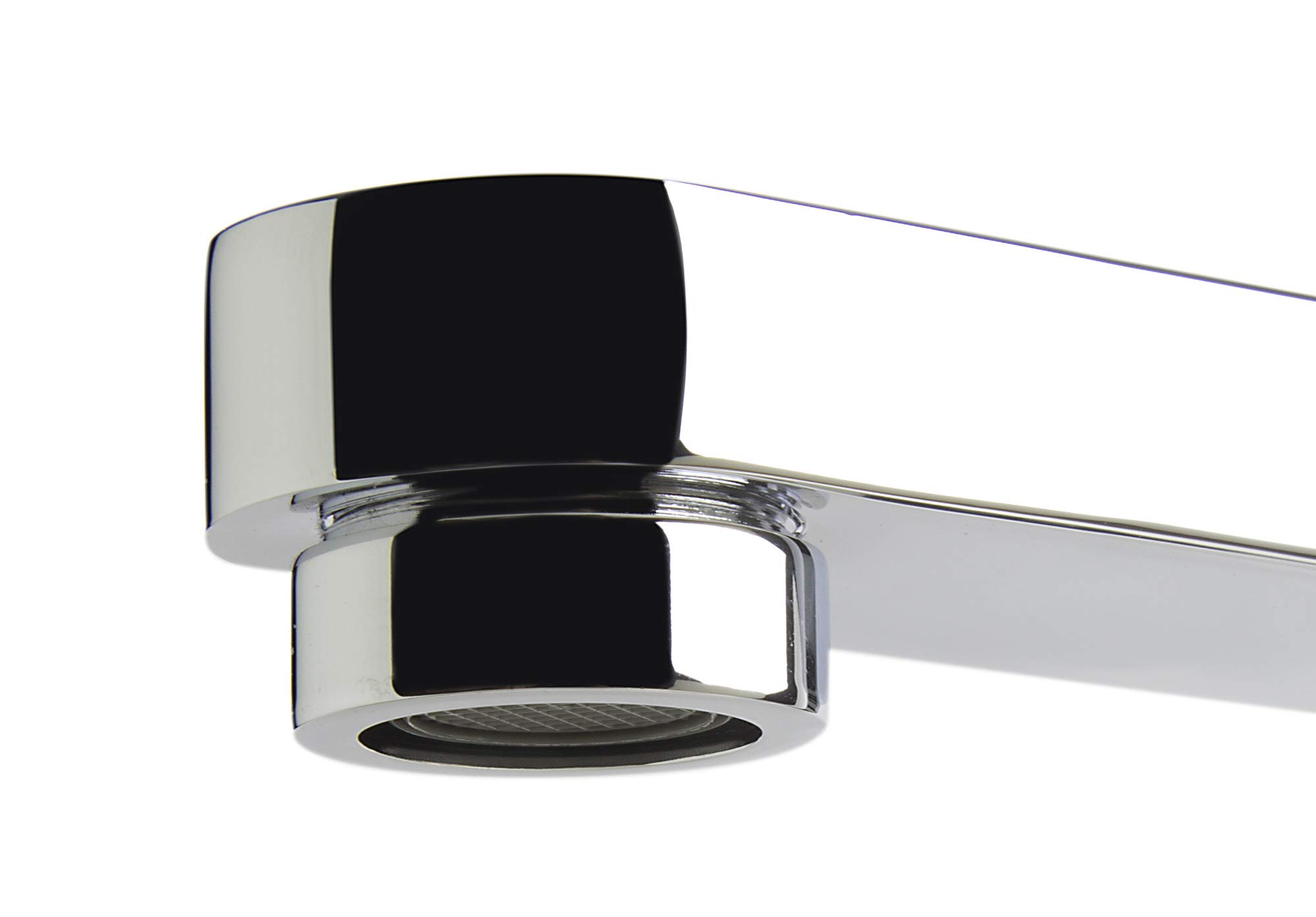 ALFI AB2703-PC Single Lever Bathroom Faucet with Pull-Out Shower Head - Polished Chrome Finish for Modern Bathroom & Vanity Sink Installation