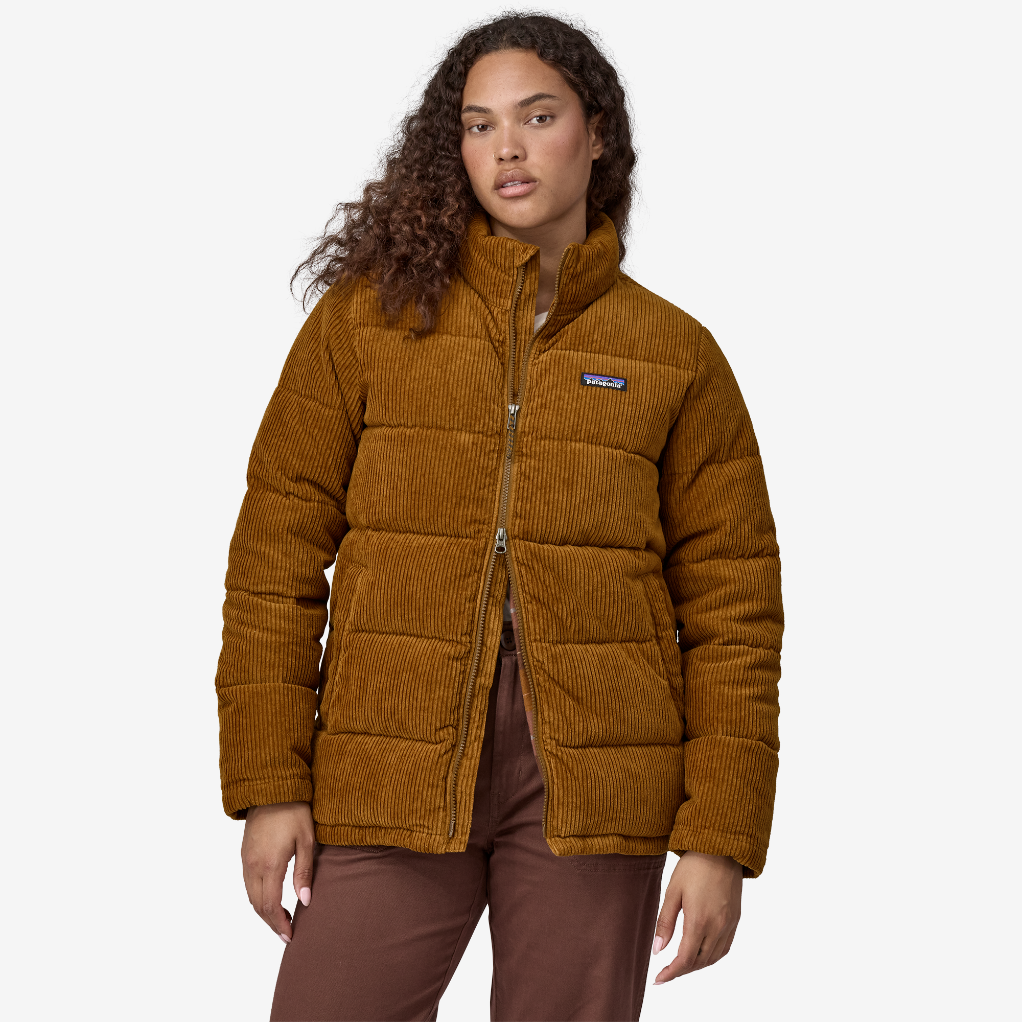 Women's Warm Fleece-Lined Cord Fjord Coat - Winter Waterproof Windproof Jacket for Outdoor Hiking & Casual Wear