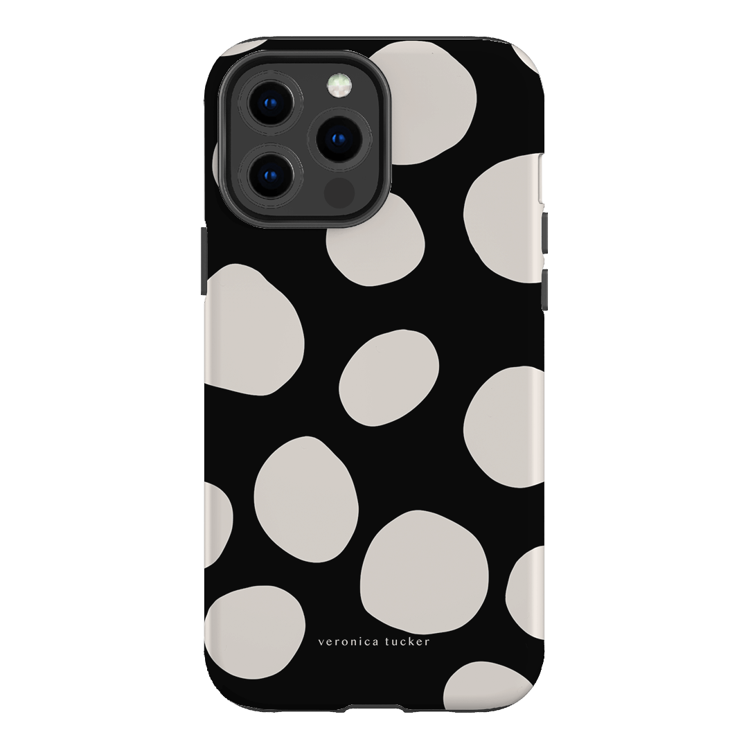 Premium Pebbles Noir Phone Case - Slim Protective Cover for iPhone & Samsung - Perfect for Everyday Use, Travel & Outdoor Activities