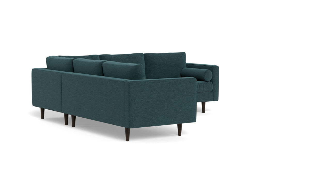 Ladybird 103 Corner Sectional Sofa - Modern L-Shaped Couch for Living Room, Family Room & Small Spaces | Comfortable Fabric Upholstery, Sturdy Frame | Perfect for Apartments, Condos & Home Theater Seating