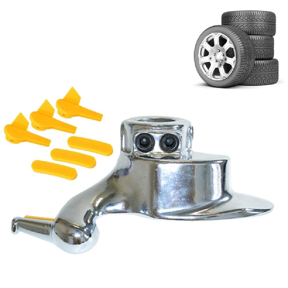 Stainless Steel Tire Changer Tool Kit 28-30mm for Car & Motorcycle - Easy Mount/Demount