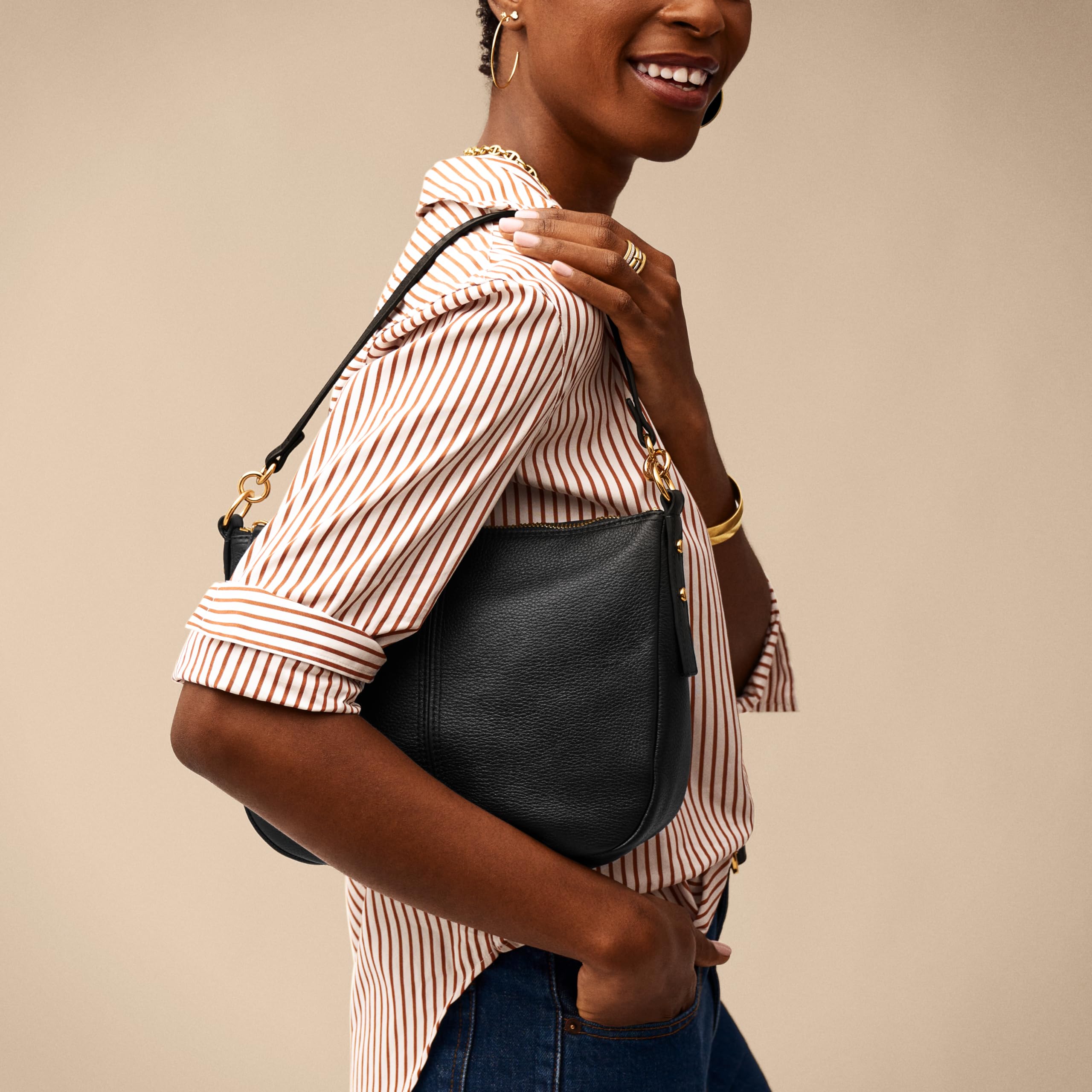 Fossil Women's Jolie Leather Crossbody Purse - Stylish Handbag for Everyday Use, Work & Travel | Genuine Leather Shoulder Bag for Women