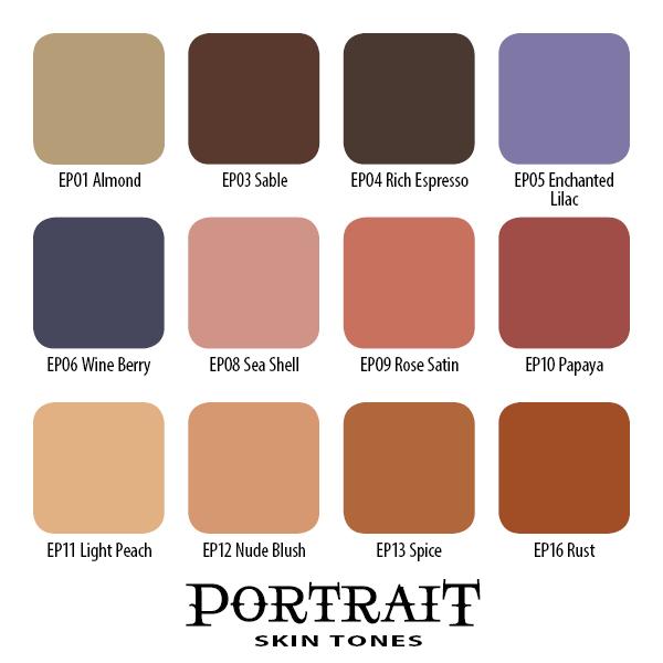 Eternal Portrait Skin Tones Set - 24 Realistic Skin Tone Pencils for Artists | Perfect for Portrait Drawing, Fashion Design & Makeup Artistry