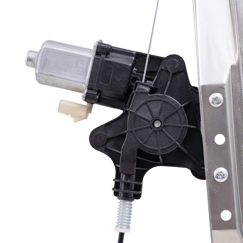 Brock Replacement Front Power Window Regulator & Motor Assembly Pair - Compatible with 2008-2018 Dodge Grand Caravan, Chrysler Town & Country C/V (Part #68030661AA, 68030660AA) - Easy DIY Installation for Smooth Window Operation
