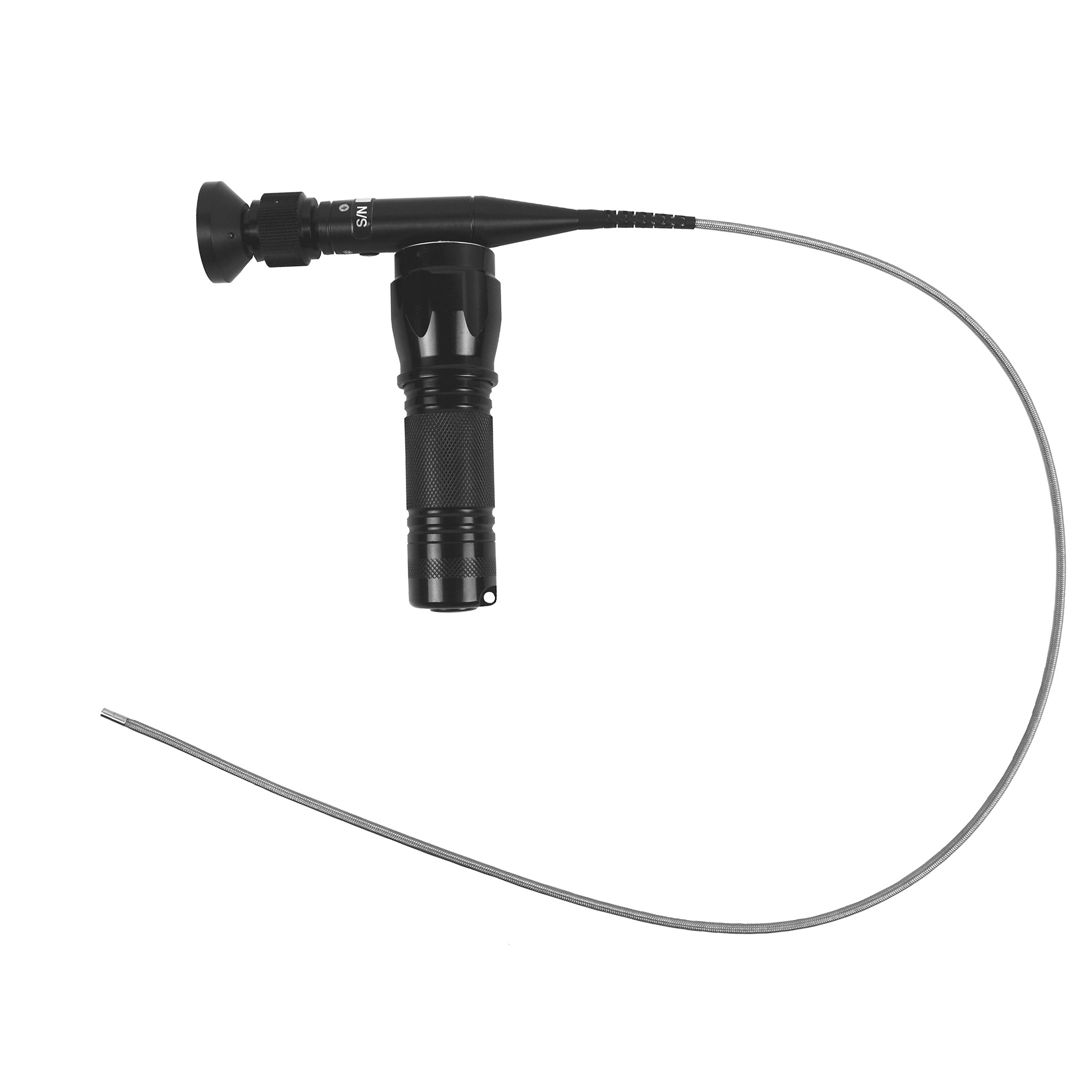 Flexible Fiber Optic Borescope - High Resolution Inspection Camera for Automotive, HVAC & Plumbing (6mm Diameter, 1M Length) - Perfect for Engine Diagnostics, Pipe Inspections & HVAC Maintenance