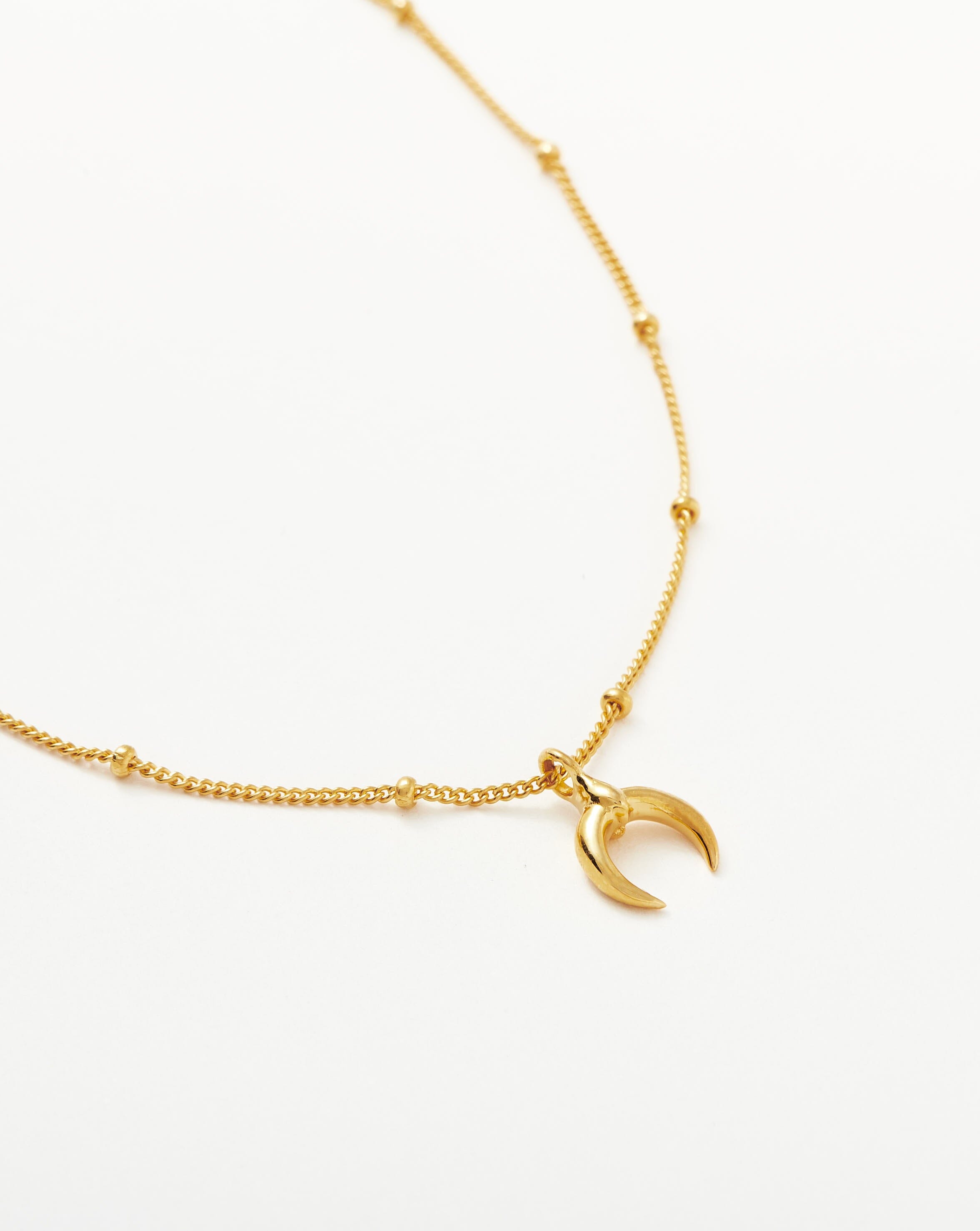 Lucy Williams Tiny Horn Anklet - Dainty Gold Ankle Bracelet for Women | Boho Chic Jewelry for Summer, Beach, Festival & Everyday Wear