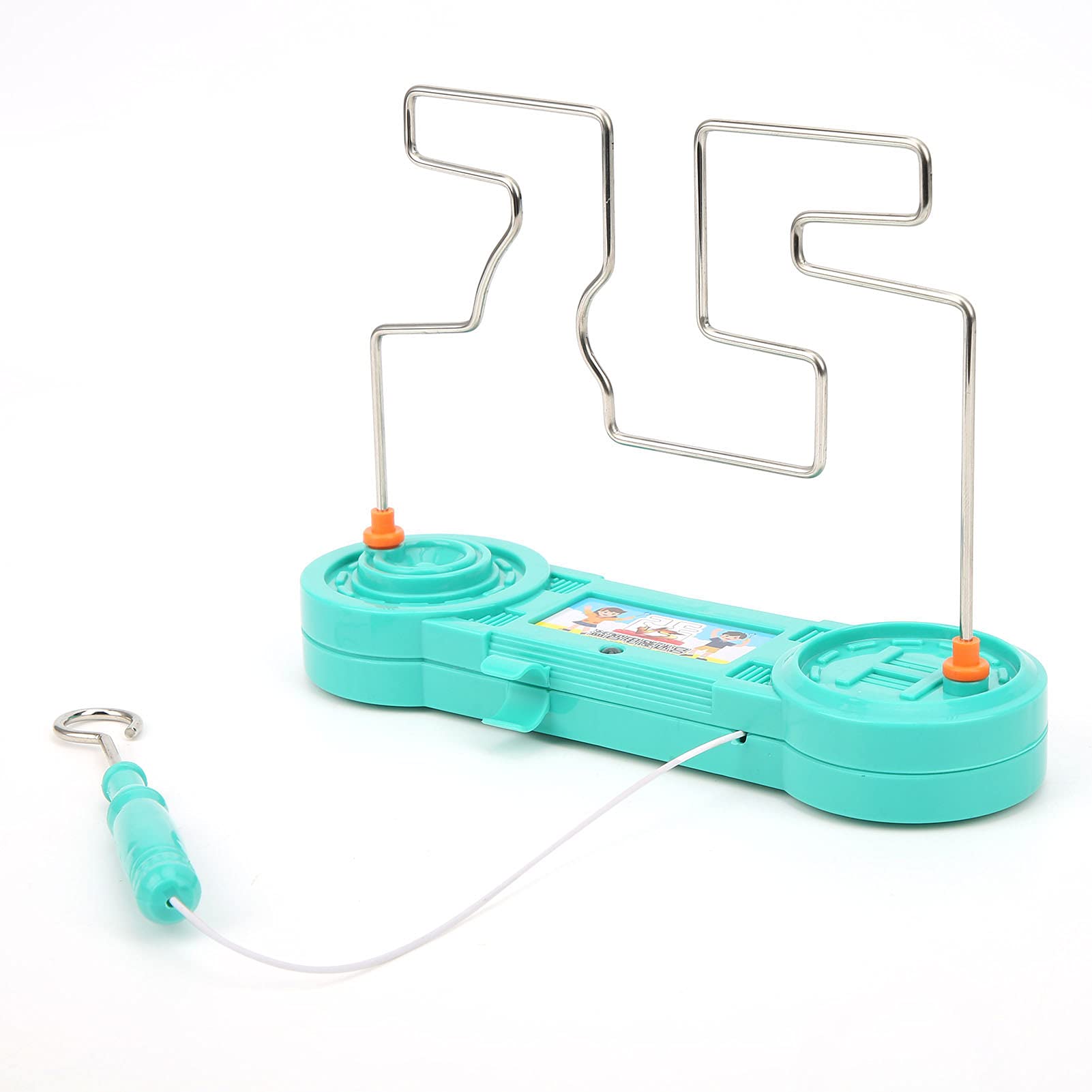Safe Electric Maze Toy for Kids - Fun Intellectual Buzz Wire Game, Ideal Birthday Gift & Party Game Activity (Green) for Home & Classroom Learning
