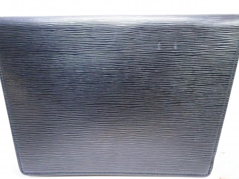Authentic Pre-Owned Louis Vuitton LV Epi Black Noir Pochette Trapeze Clutch Bag M80166 190488 | Luxury Vintage Handbag for Women | Perfect for Evening Parties, Date Nights & Special Occasions