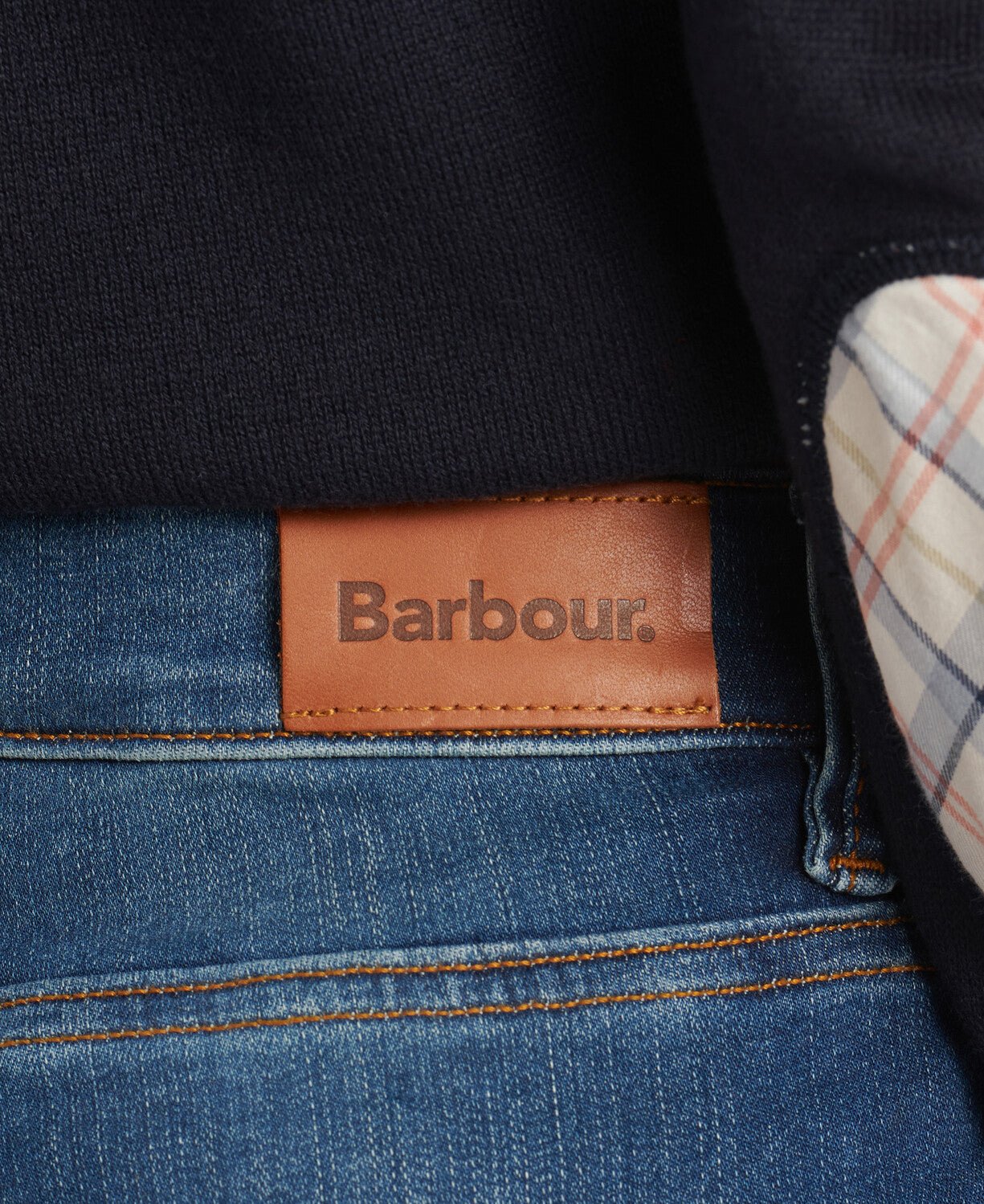 BARBOUR Essential Slim Fit Jeans for Men - Classic Blue Denim Pants | Perfect for Casual Wear, Office & Outdoor Activities