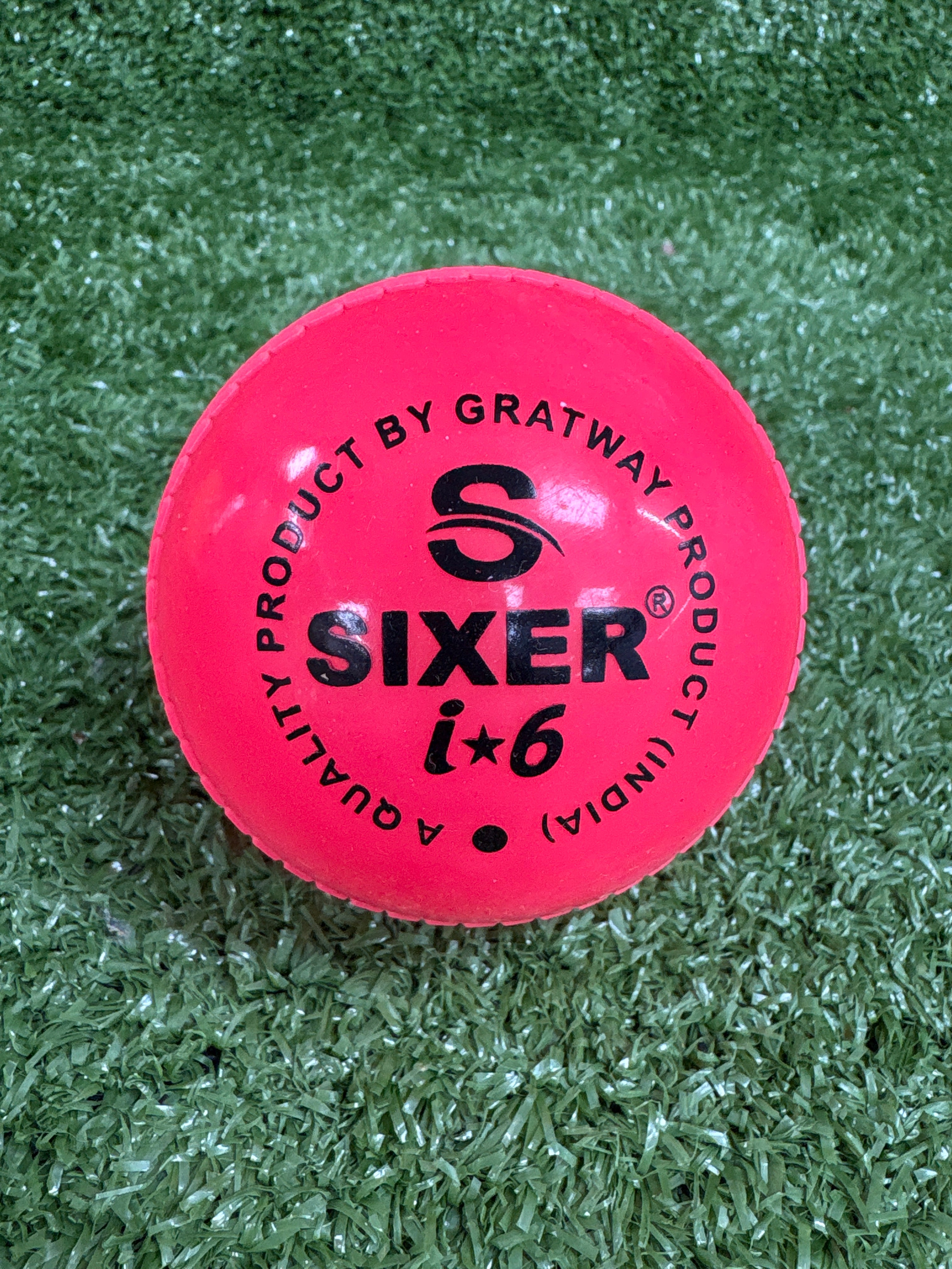 Sixer Windball I6 Cricket Rubber Ball (120 Grams) - Durable Practice & Match Cricket Ball for Outdoor & Indoor Training, Perfect for Cricket Enthusiasts & Beginners