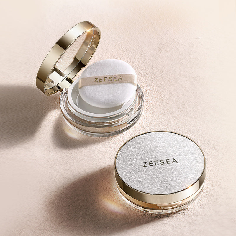 ZEESEA Silky Velvet Loose Powder - Oil Control & Matte Finish Makeup Setting Powder for Face | Perfect for Daily Wear & Special Occasions
