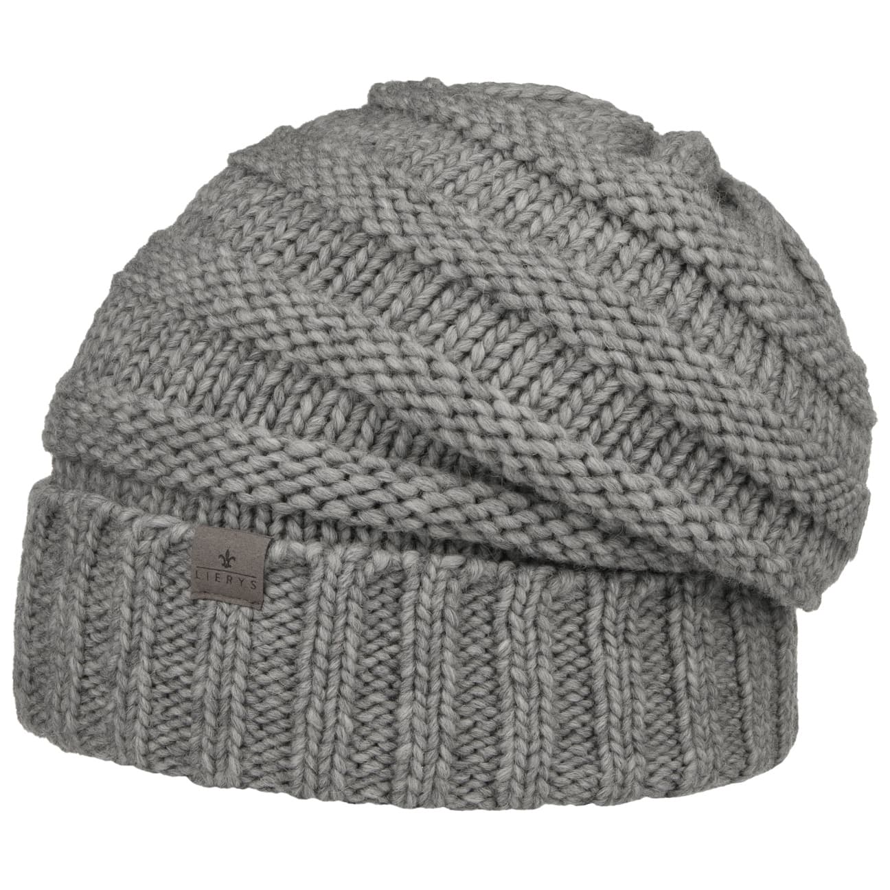Lierys Long Beanie Knit Hat for Men & Women - Winter Warm Stretchy Slouchy Beanie - Cozy Soft Ribbed Knit Cap for Cold Weather - Perfect for Skiing, Hiking, and Outdoor Activities