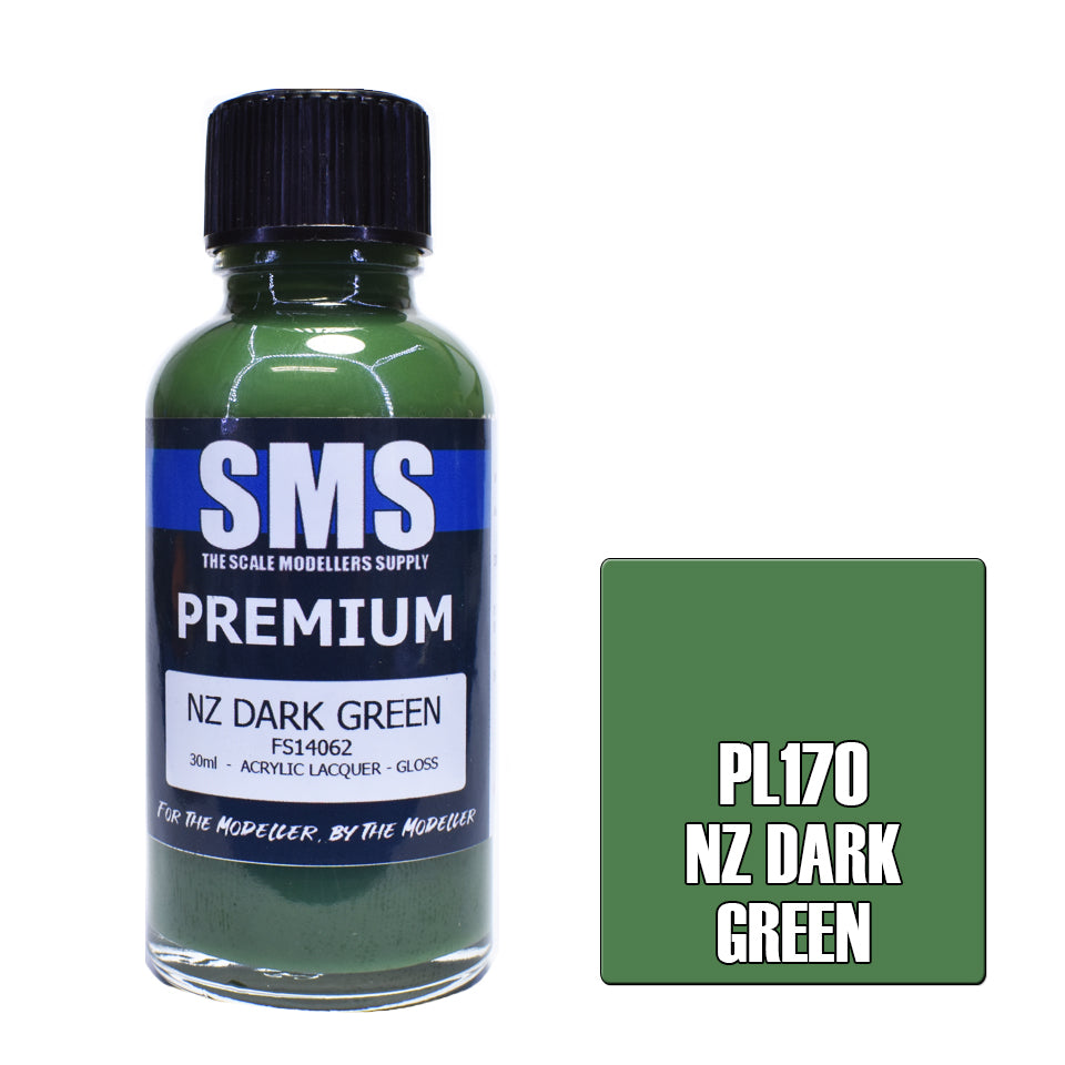 Premium 30ML Airbrush Paint - NZ Dark Green Acrylic Lacquer for Model Kits, DIY Crafts & Automotive Art | Fast-Drying, High-Pigment Formula