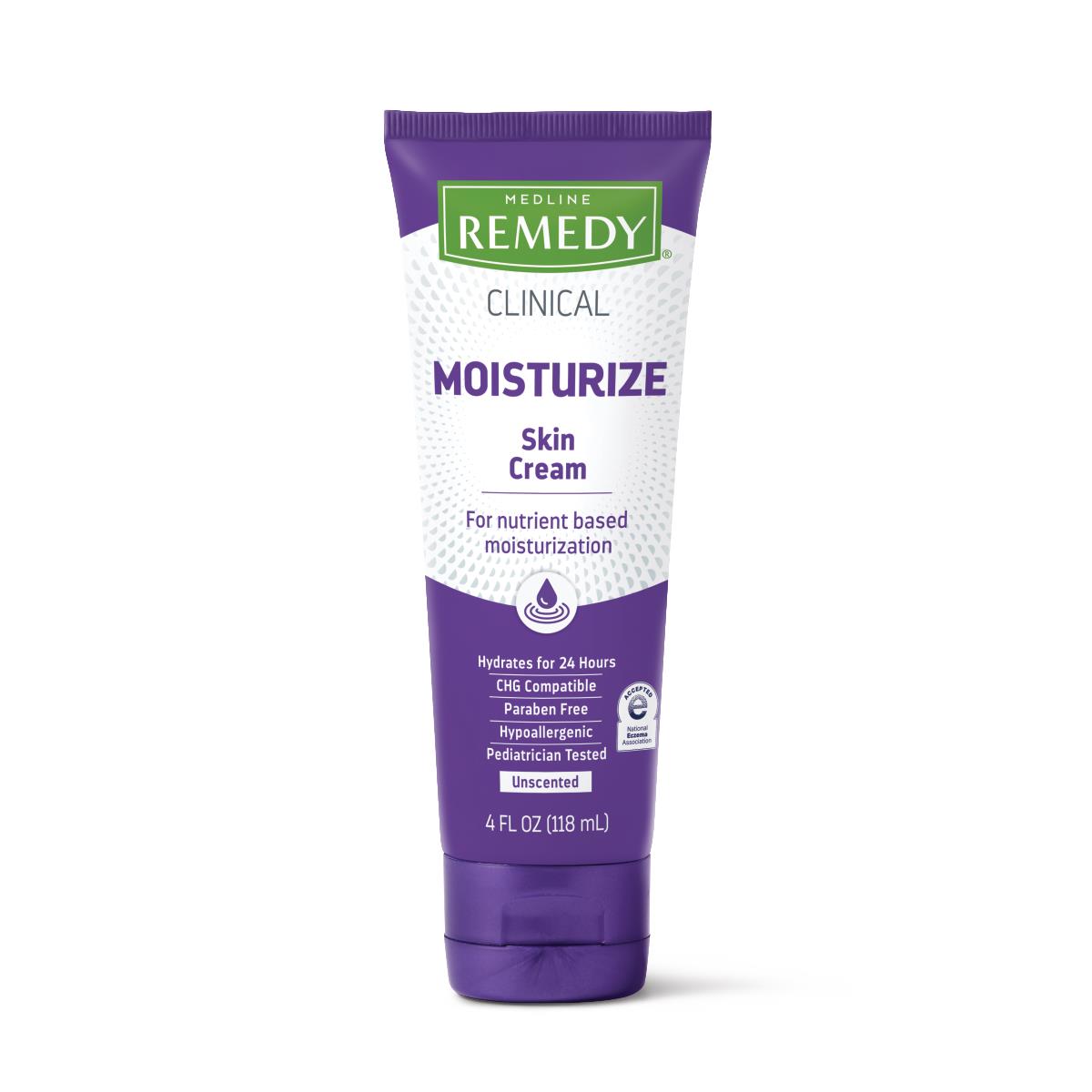 Medline Remedy Clinical Skin Cream - Hydrating & Healing Moisturizer for Dry, Cracked Skin | Dermatologist Recommended | Ideal for Eczema, Psoriasis & Daily Skin Care