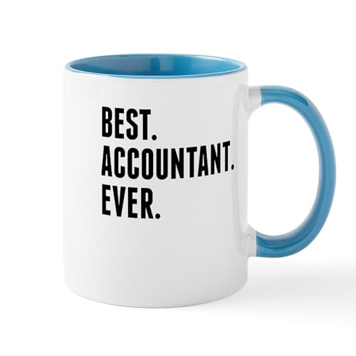 White/Blue Inside - Best Accountant Ever Mugs