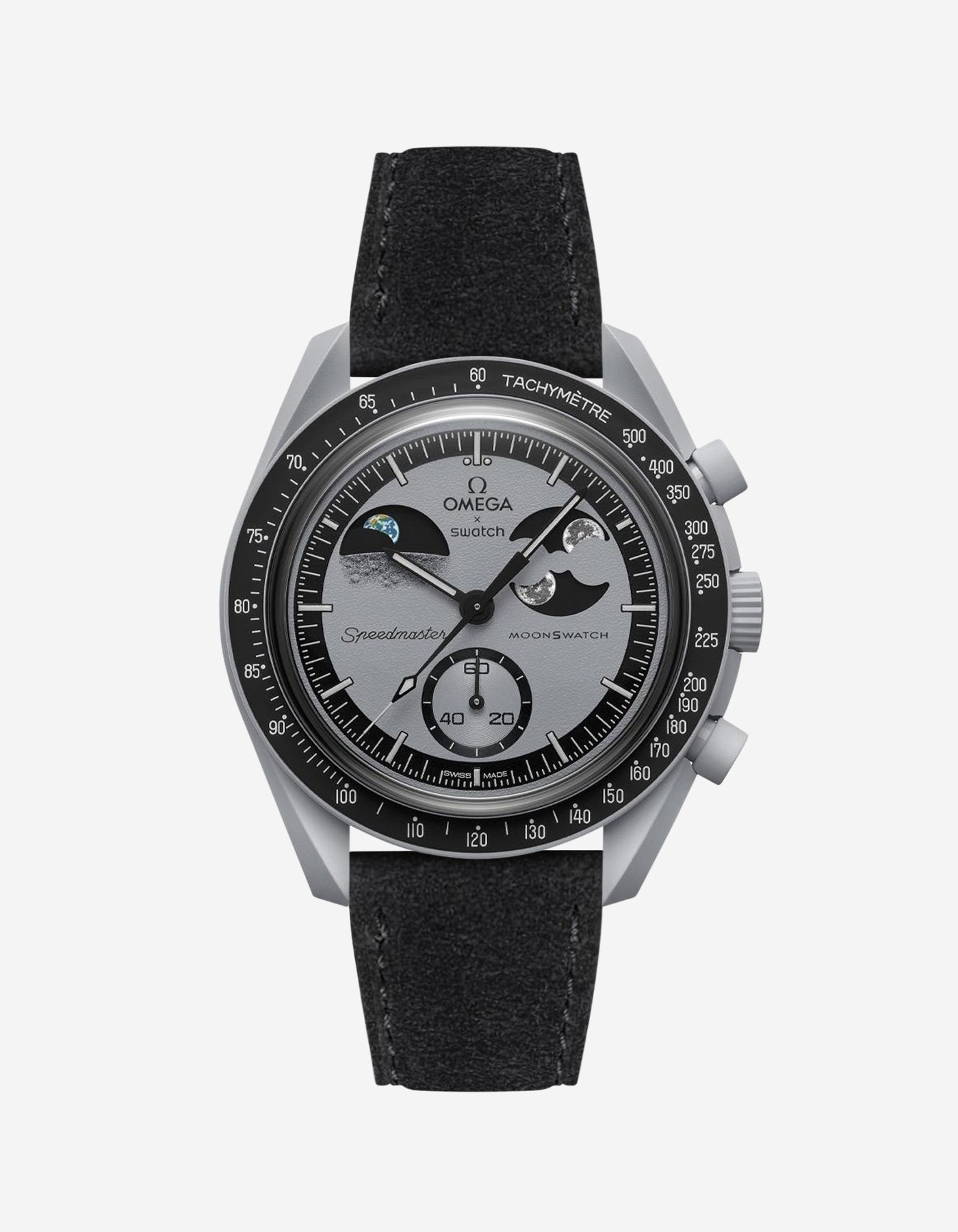 Omega X Swatch Mission to Earth Genuine Leather Replacement Watch Straps - Premium Quality Adjustable Bands for MoonSwatch Watches - Perfect for Casual Wear, Dress Occasions & Watch Collectors