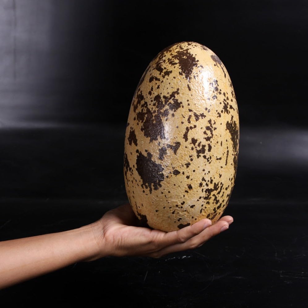 LM Treasures Small Theropod Dinosaur Egg Life-Size Replica - Perfect for Dinosaur Enthusiasts, Home Decor & Educational Displays