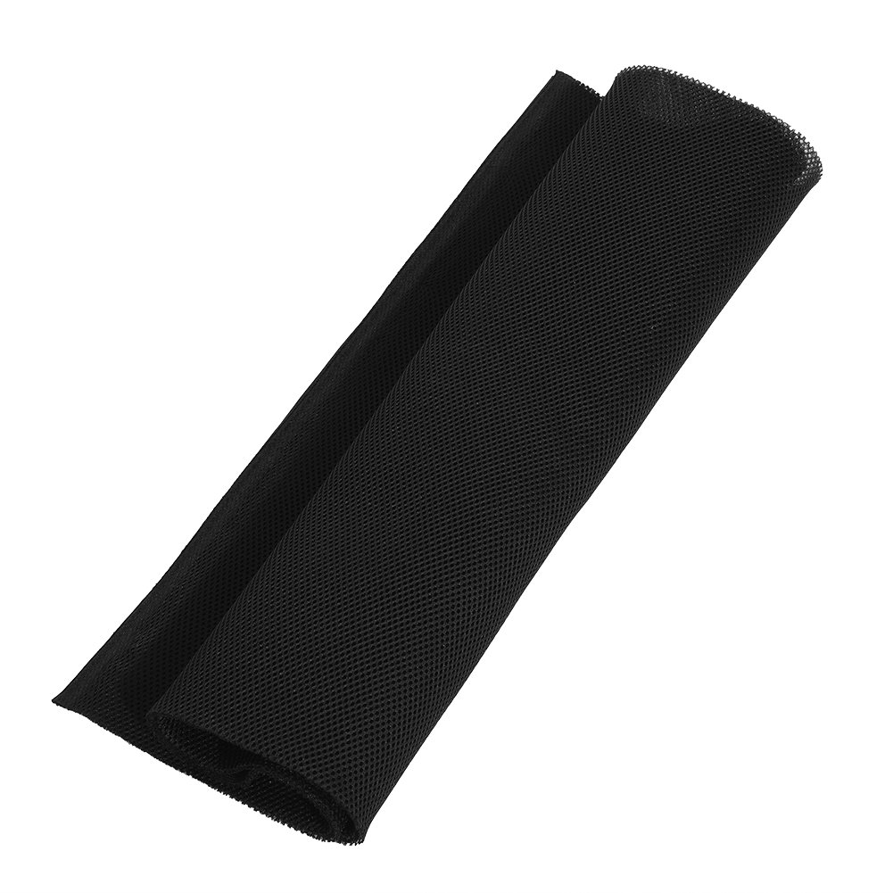 Premium Speaker Mesh Cloth - 1.4m x 0.5m Black Dustproof Protective Fabric Cover for Stereo Audio Speakers | Ideal for Home Theater, Studio, and DIY Speaker Repair Projects