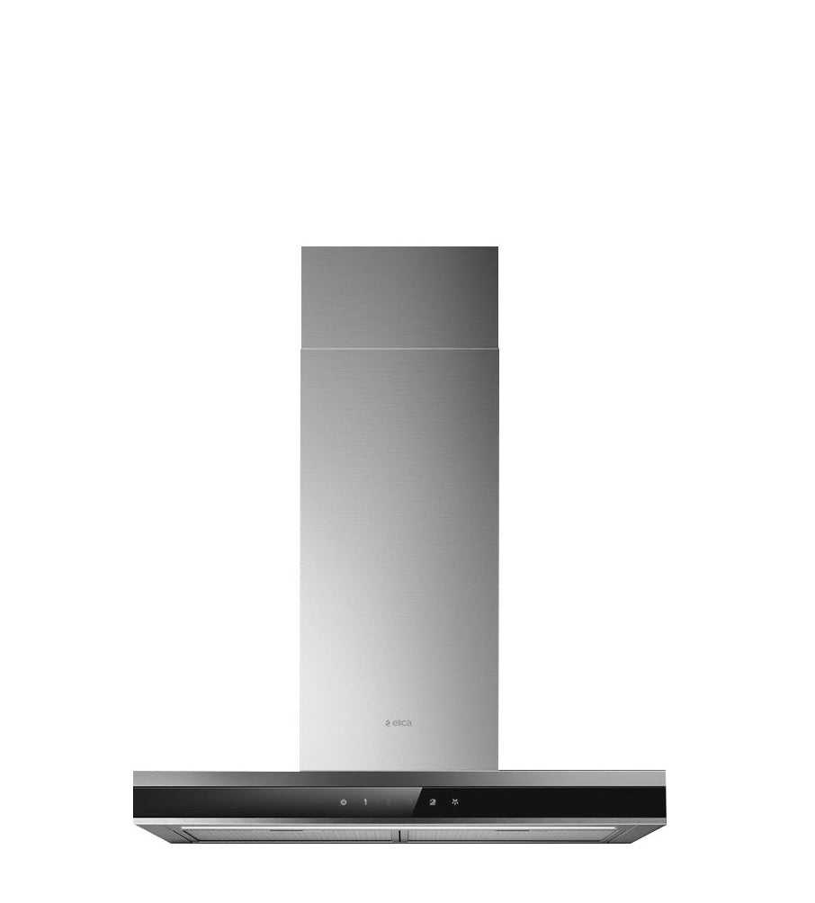 Elica 90cm Stainless Steel Wall Mounted Range Hood with Stripe Design - Perfect for Modern Kitchens & Open-Concept Homes