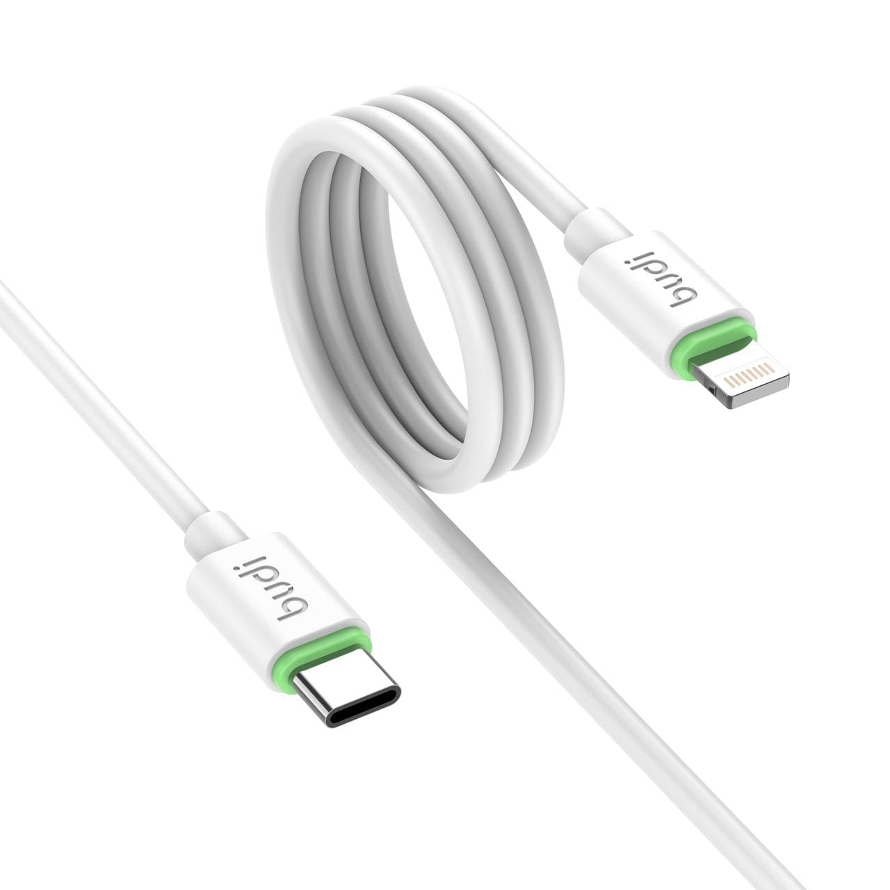 1M/3FT USB-C to Lightning Cable Fast Charging Cord - Compatible with iPhone 14/13/12/11/X/8 & More - Durable Nylon Braided for Home, Office, Car Charging