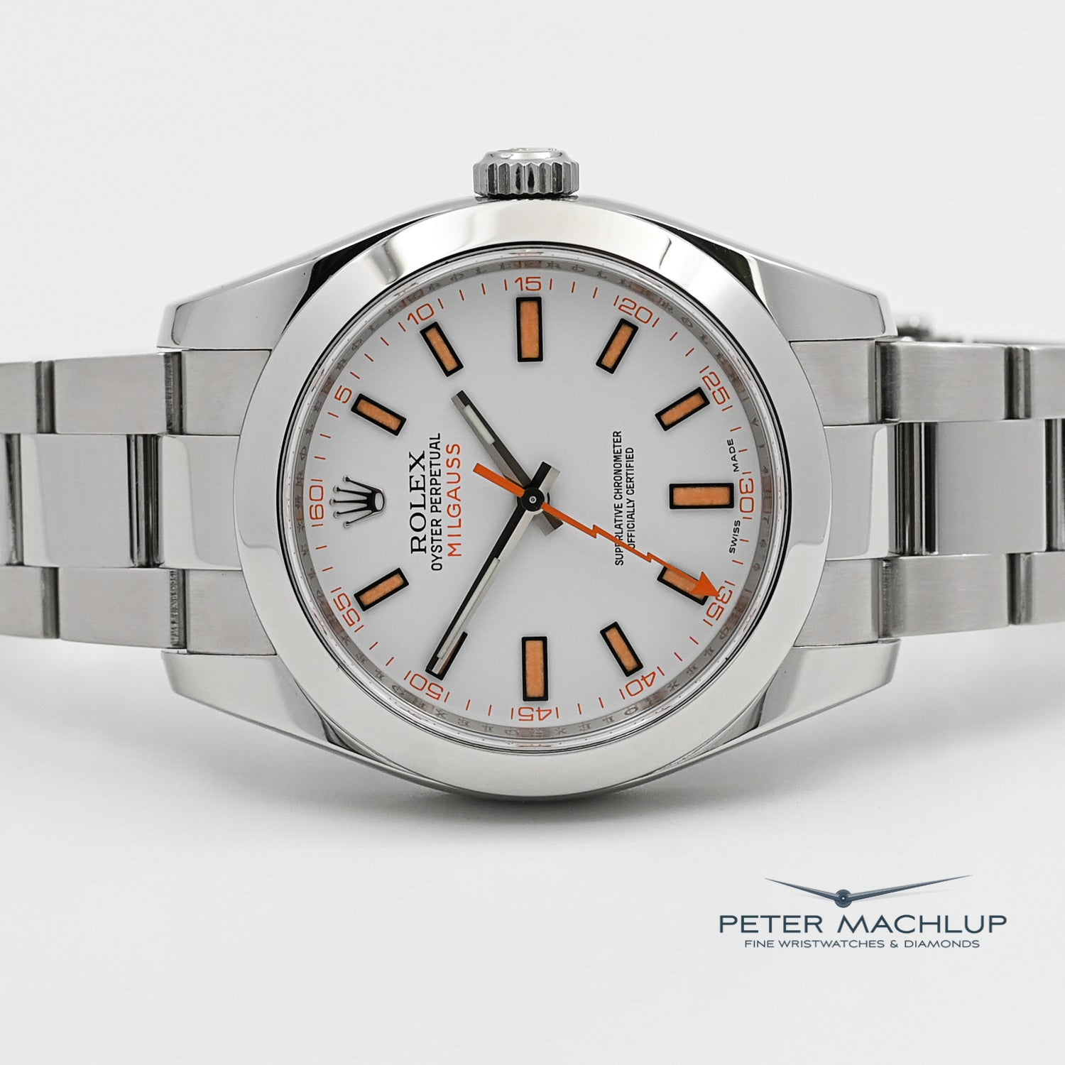 Original Rolex Milgauss 116400GV Men's Watch with Green Sapphire Crystal - 2008 Model - Perfect for Business, Formal Events & Luxury Watch Collectors