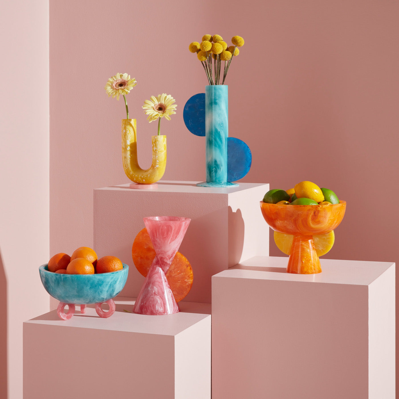 Como Pedestal Bowl - Elegant Glass Fruit Serving Bowl with Pedestal Stand for Dining Table, Kitchen, Party & Home Decor - Perfect for Displaying Fruits, Snacks, Candies or Centerpiece Decorations