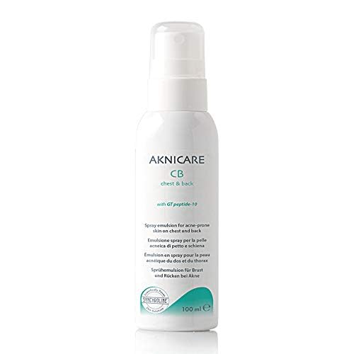 Synchroline Aknicare Chest and Back Acne Treatment Spray Lotion 100ml - For Acne-Prone Skin by SKIN CAPITAL | Gentle Formula for Body Breakouts, Perfect for Teens & Adults with Back Acne Issues