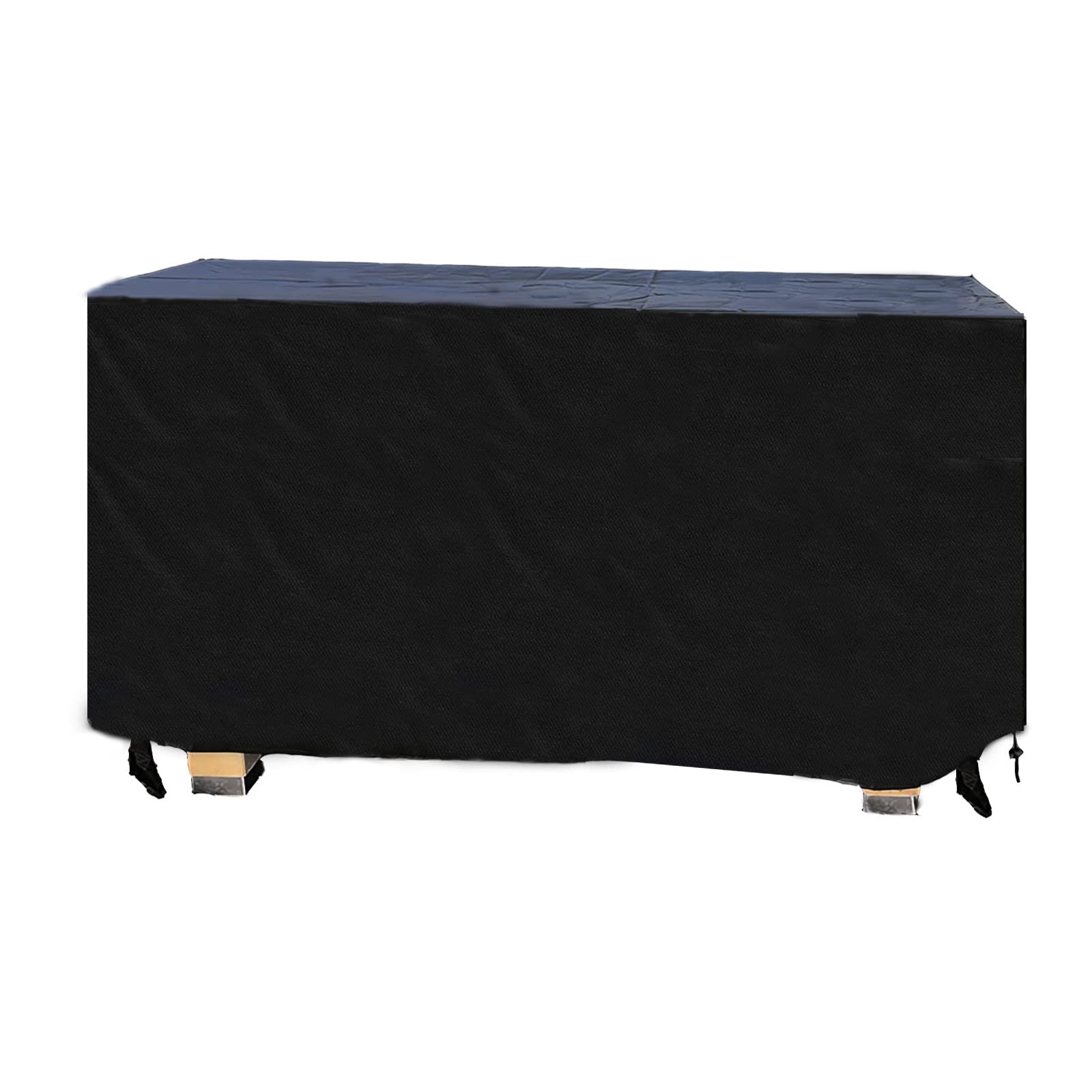 Waterproof Outdoor Coffee Table Cover 48x24x28 - Windproof Patio Furniture Protector for Garden & Lawn