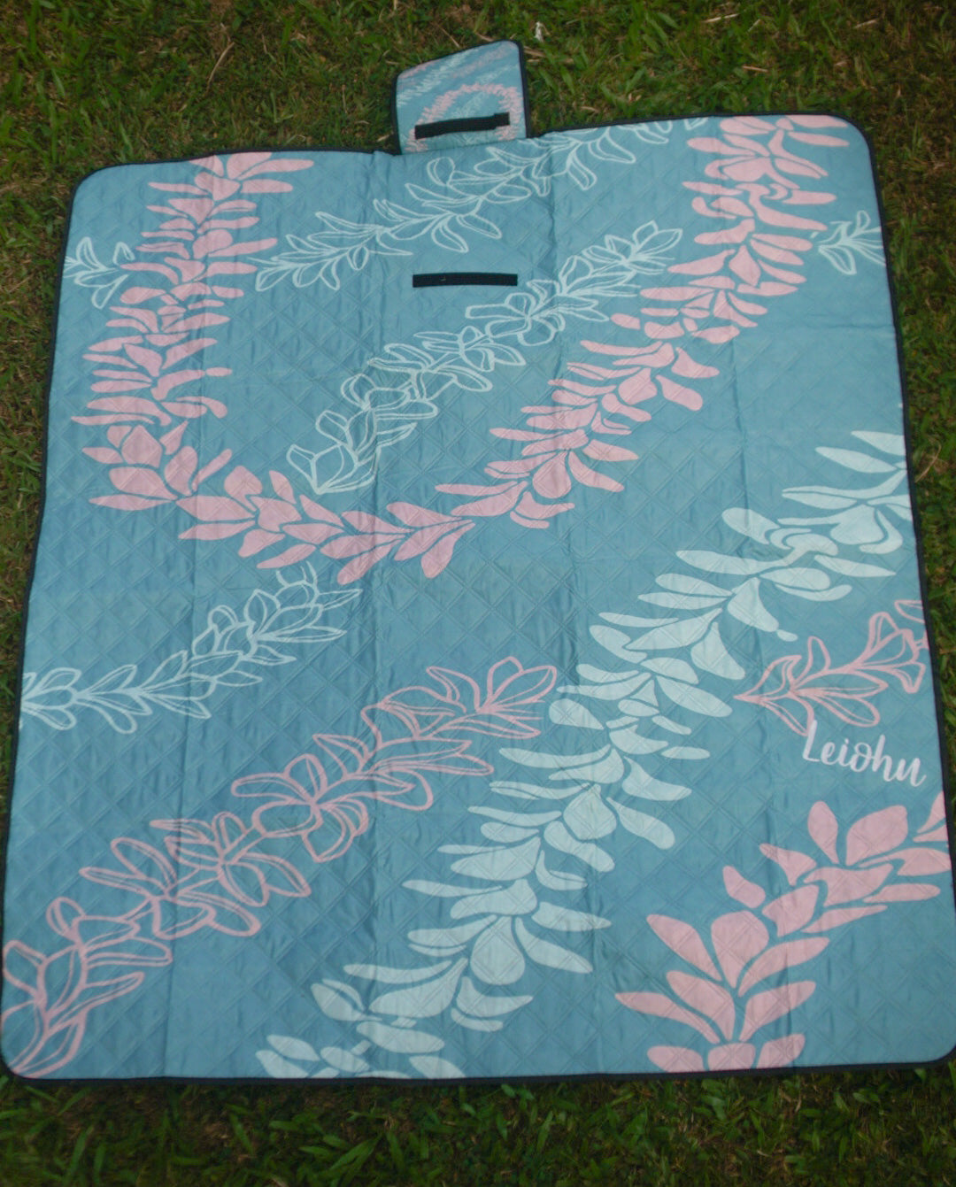 Huaka’i Extra Large Yoga Mat with Groovy Pua Melia Lei Design - Non-Slip, Eco-Friendly for Yoga, Pilates, and Home Workouts