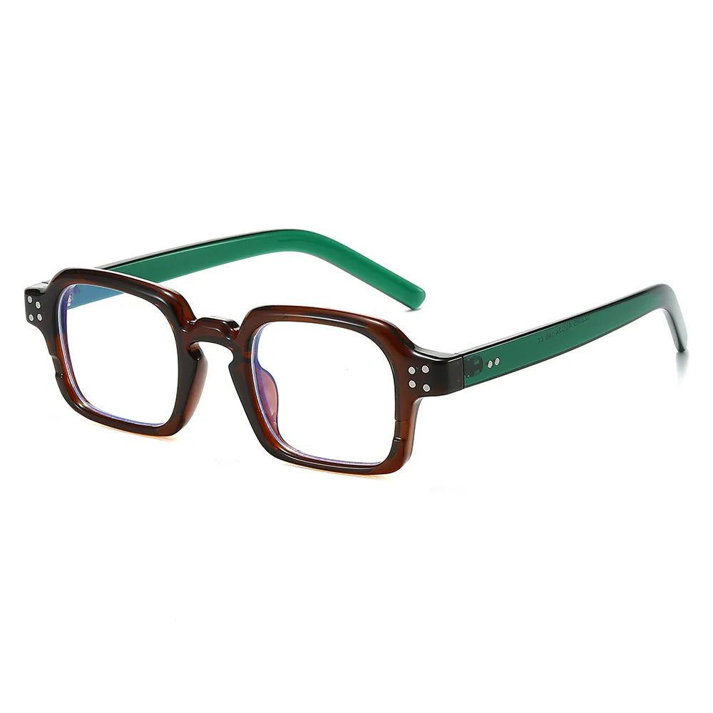 CCspace Women's Full Rim Square Polycarbonate Reading Glasses R57197 - Lightweight Blue Light Blocking Readers for Computer Work, Reading & Office Use