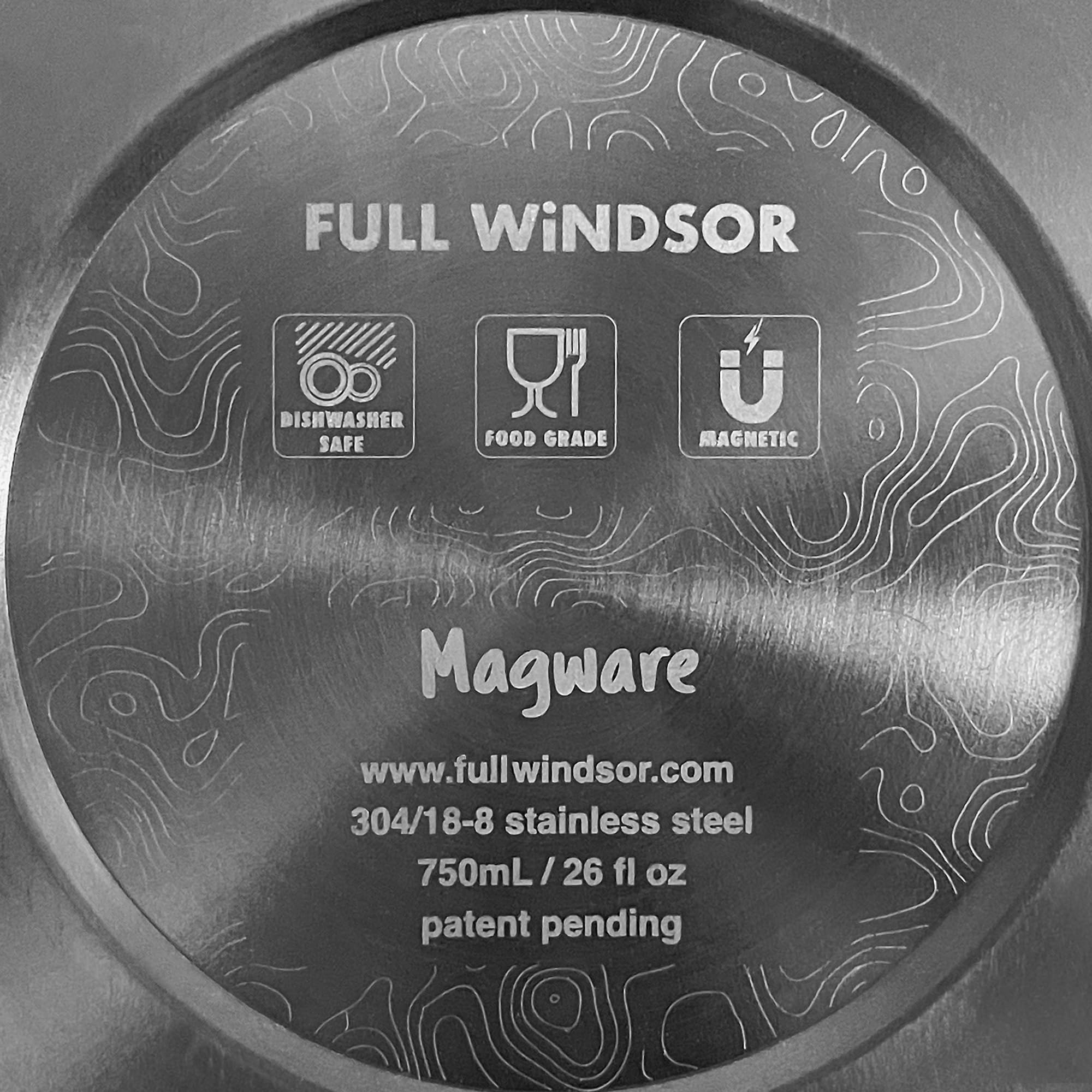 MAGWARE Magnetic Bowls and Plates Set - Stainless Steel Travel Dinnerware for Camping, Backpacking, Picnics - Portable & Reusable Outdoor Dining Kit for Hiking, RV Trips, and Beach Parties