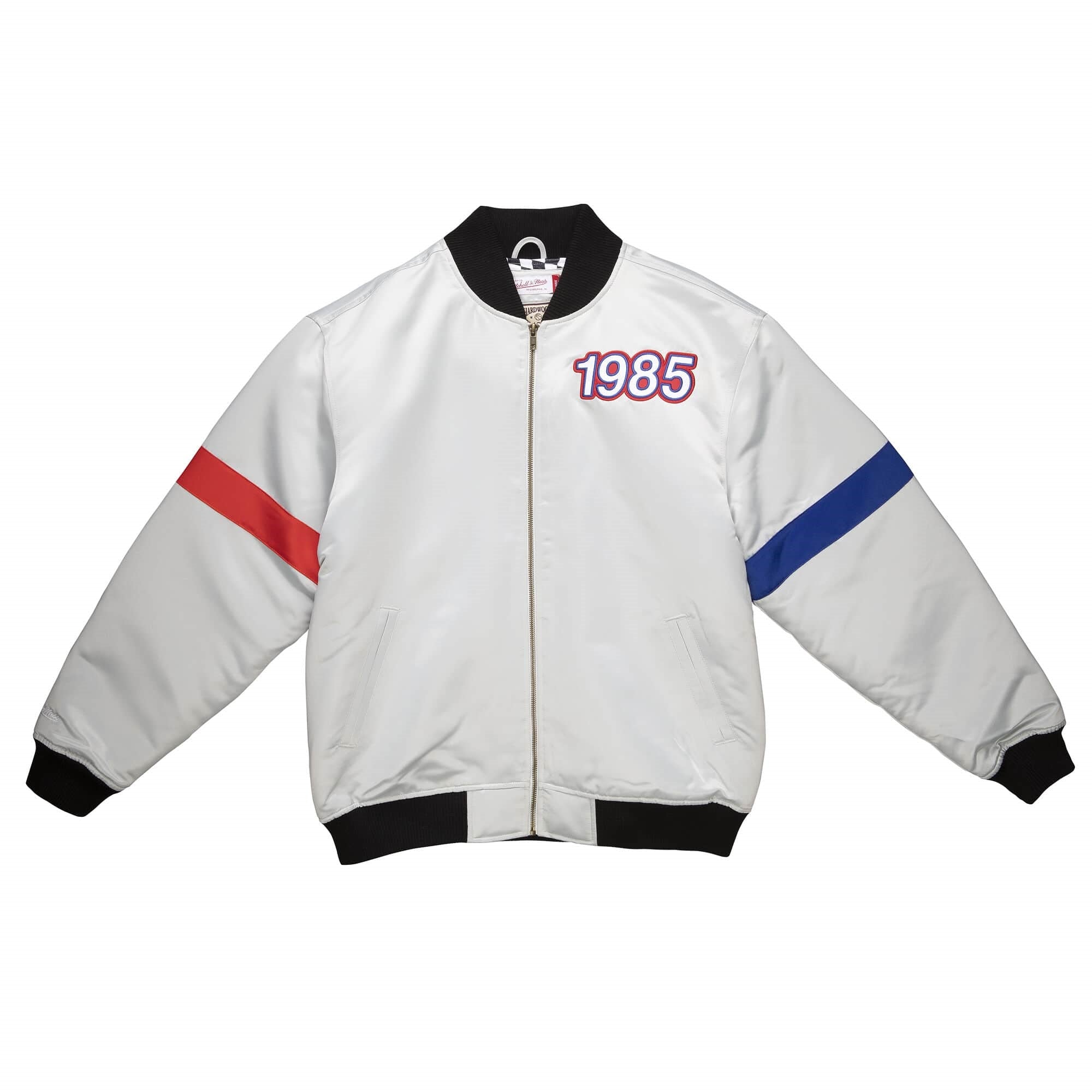 STJKAJ19062 ASGSILV All Star Heavyweight Satin Men's Jacket - Premium Boxing Training & Streetwear Fashion Jacket for Men