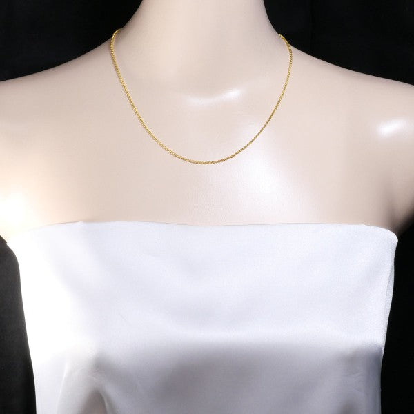 24K Yellow Gold Necklace for Women - Elegant 18 Inch Solid Gold Chain Jewelry - Perfect for Gifts, Anniversaries, Weddings & Special Occasions